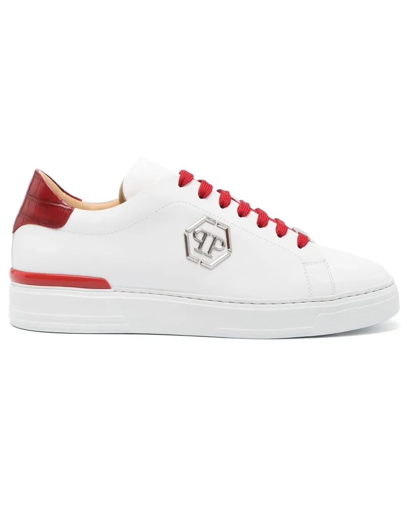 Philipp Plein Cocco Hexagon Sneakers Rot