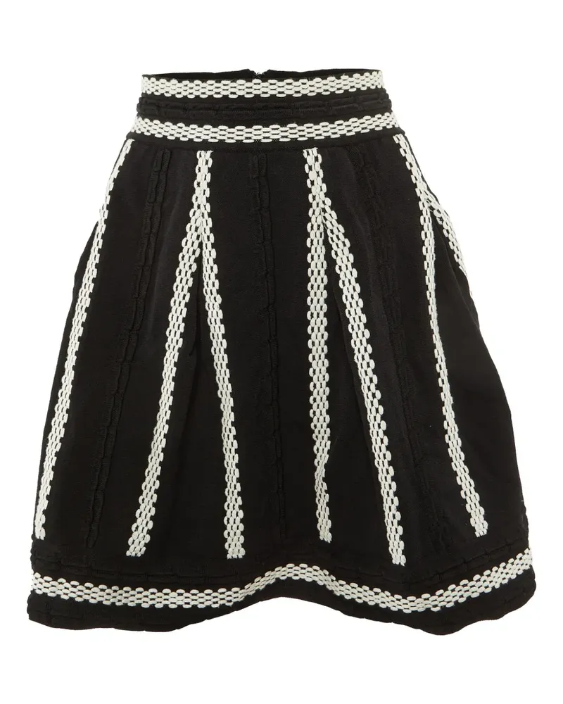 Maje Ausgestellter Julane Minirock - Schwarz Schwarz