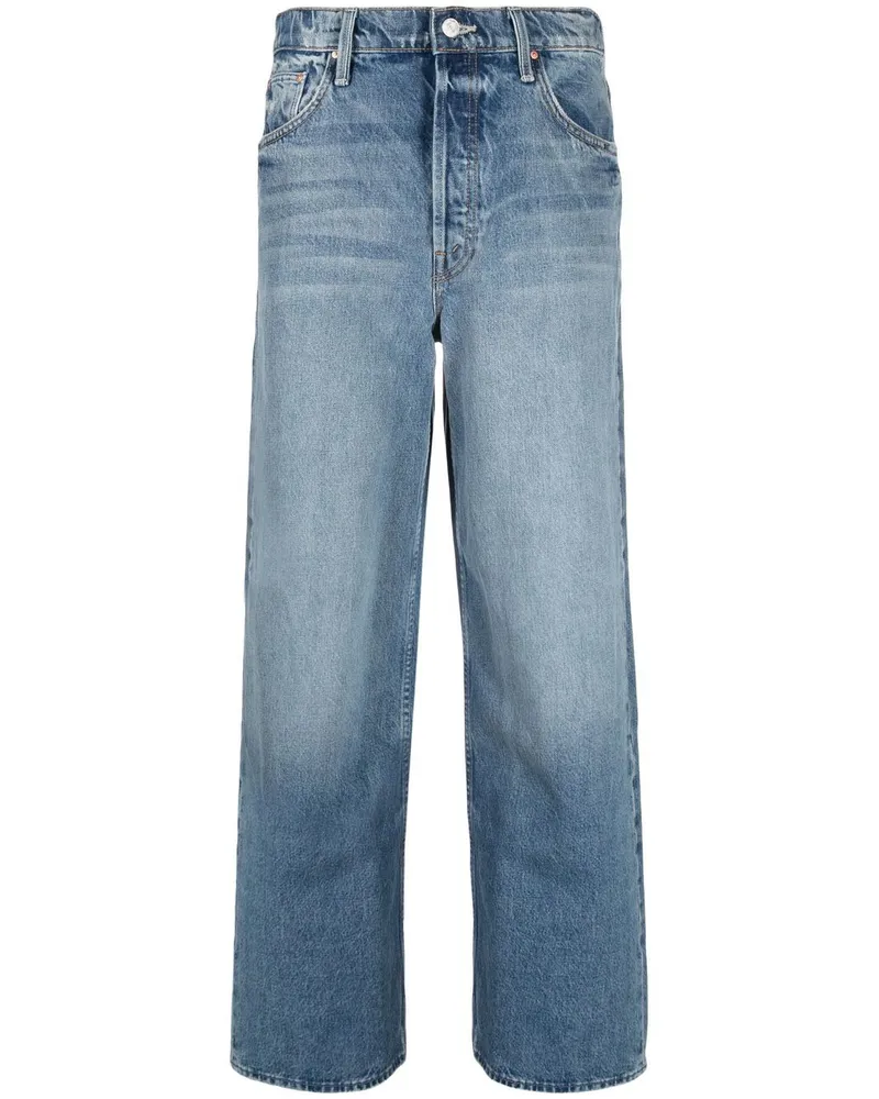 Mother Spinner Jeans mit weitem Bein - Blau Blau