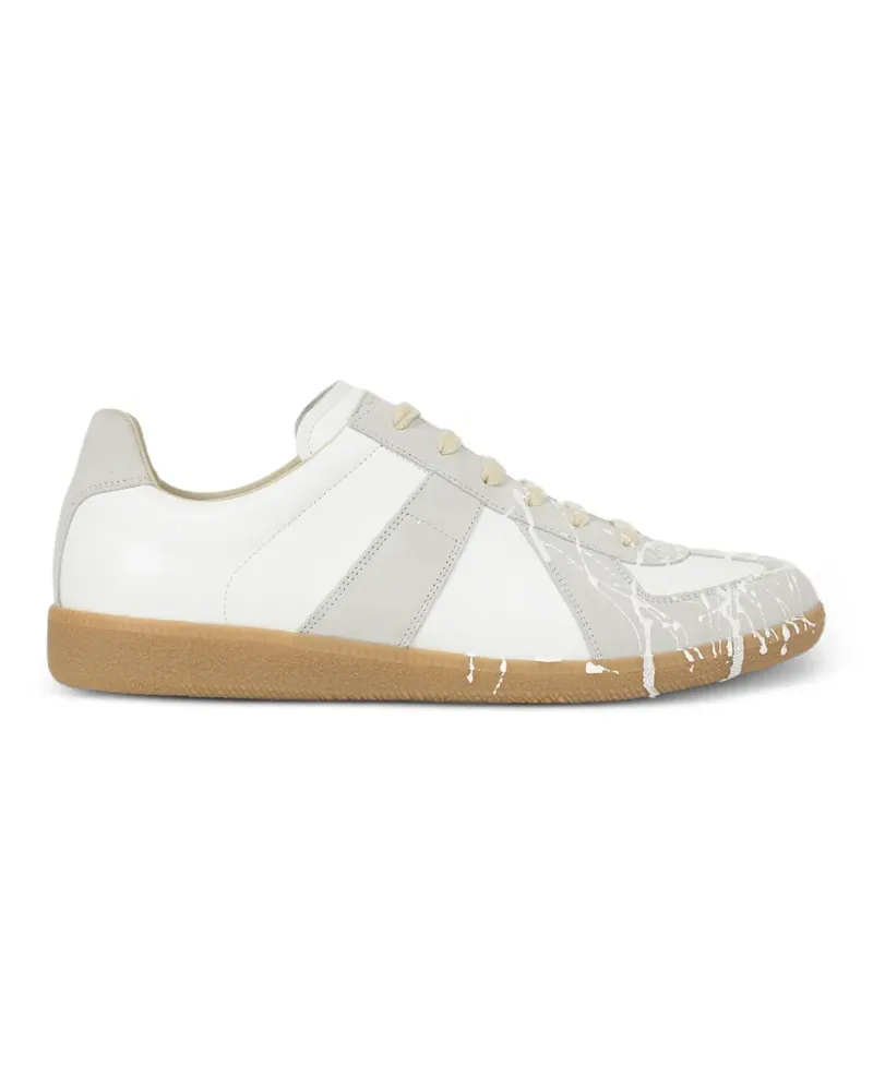 Maison Margiela Replica paint-splatter sneakers - Weiß Weiß
