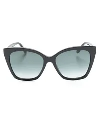 Jimmy Choo Sonnenbrille mit Cat-Eye-Gestell Schwarz