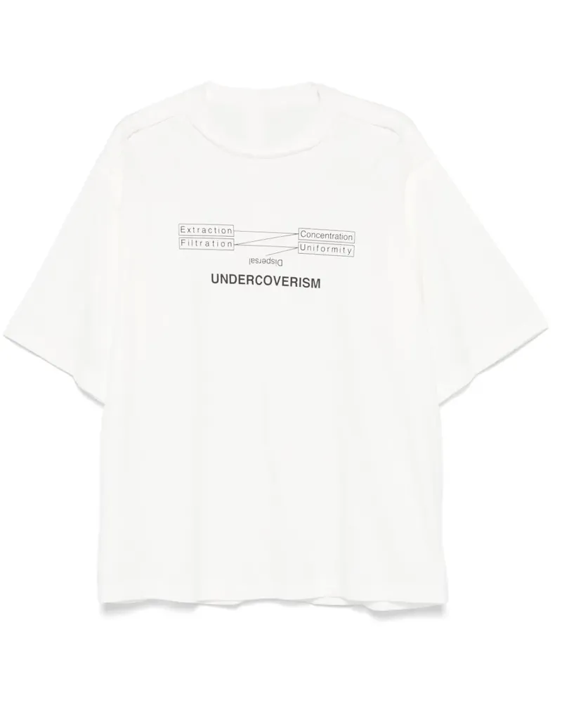 Undercover T-Shirt mit Print - Weiß Weiß