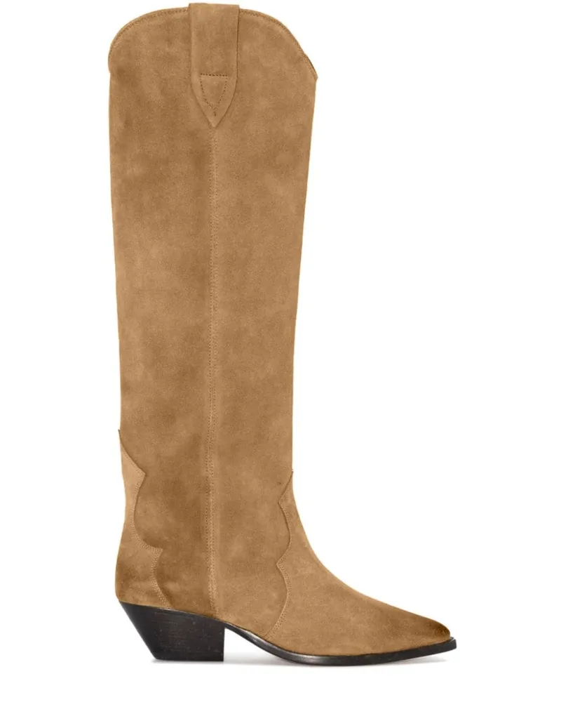 Isabel Marant Kniehohe Denvee Stiefel - Nude Nude