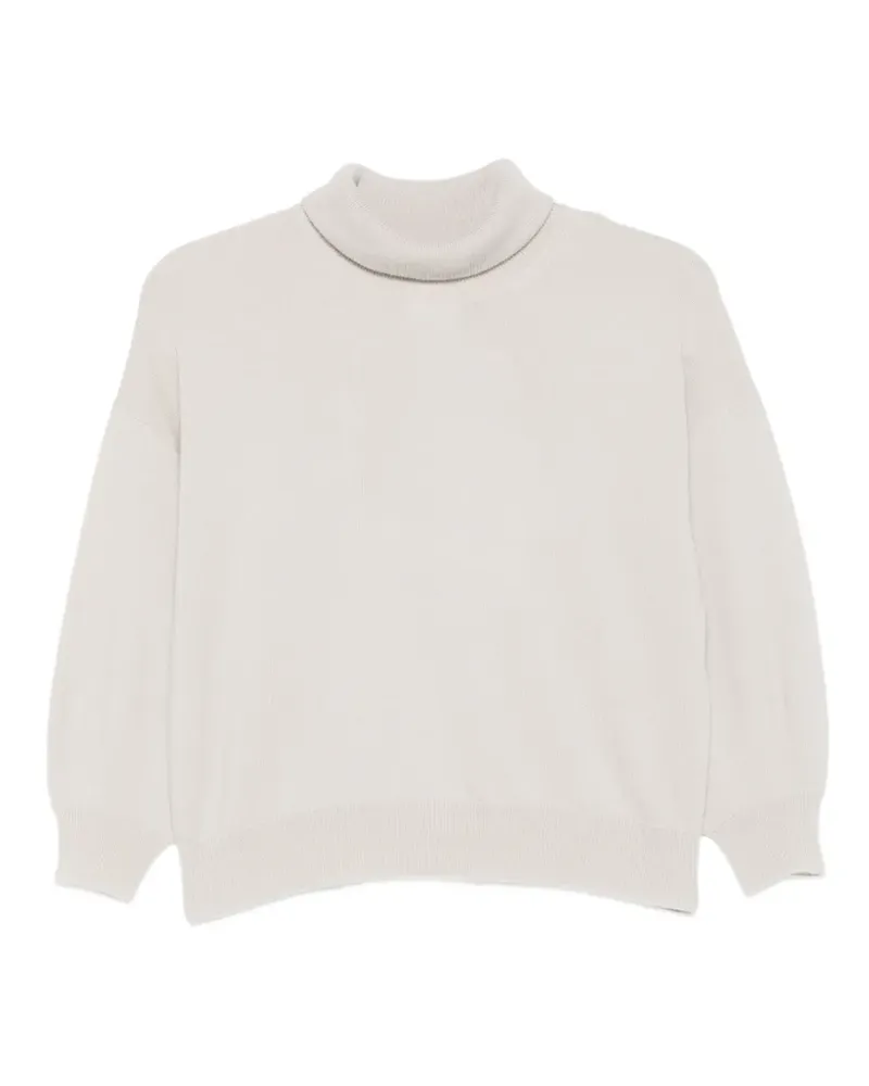 Max Mara MMLBreak Pullover mit Dreiviertelärmeln - Nude Nude