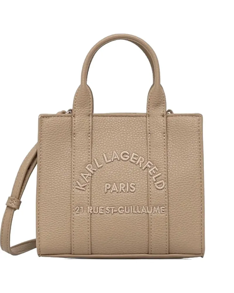 Karl Lagerfeld mini Rue St-Guillaume tote bag - Nude Nude