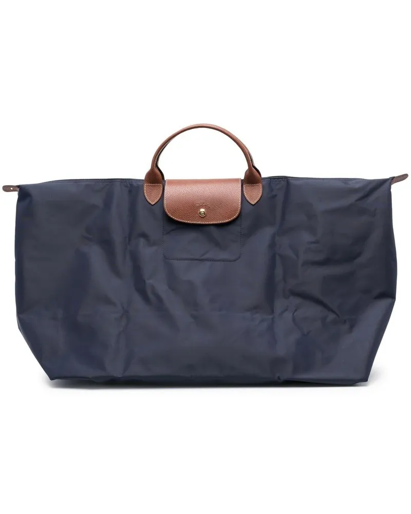 Longchamp Große Le Pliage Reisetasche - Blau Blau