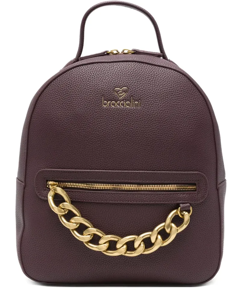 Braccialini chain-detail backpack - Violett Violett
