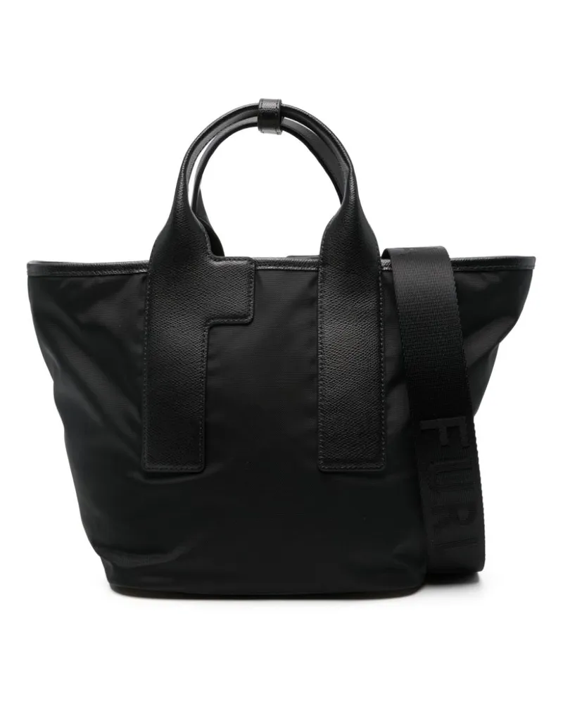Furla Große Piuma Tote Bag - Schwarz Schwarz
