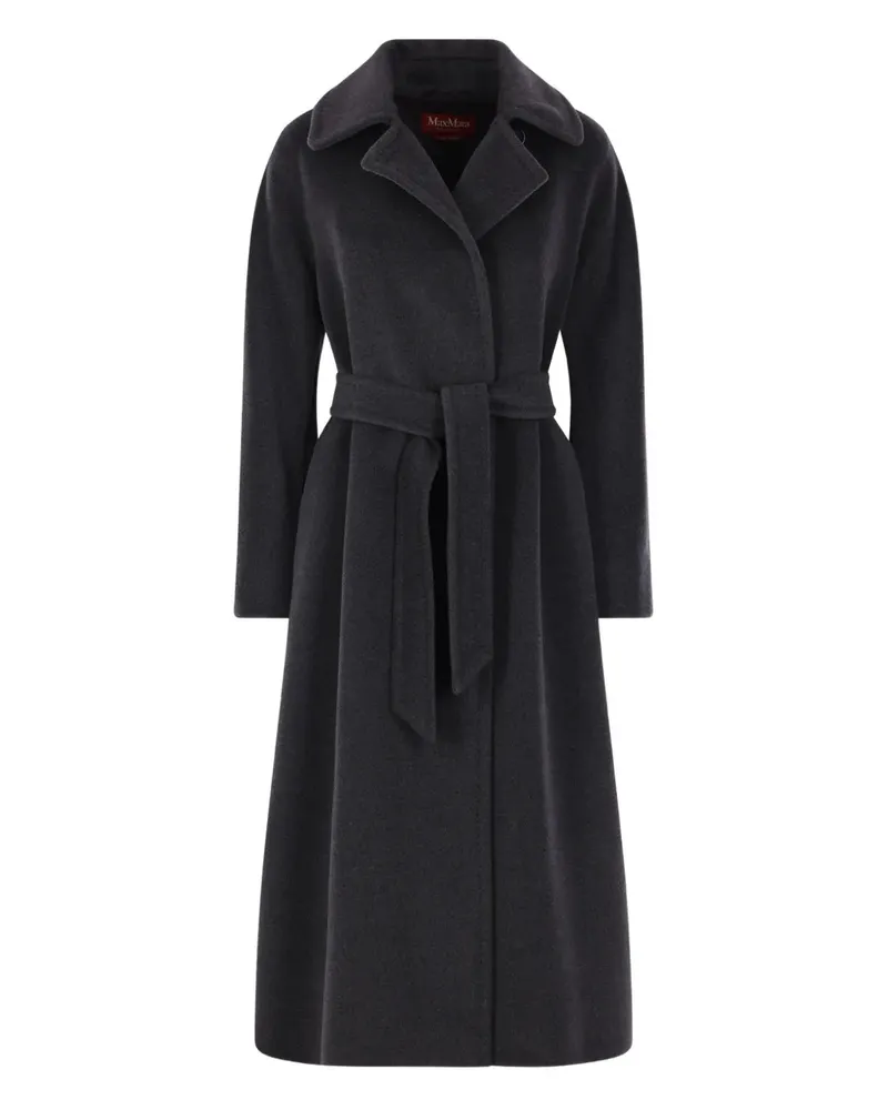 Max Mara Tenzone Mantel mit Gürtel - Grau Grau