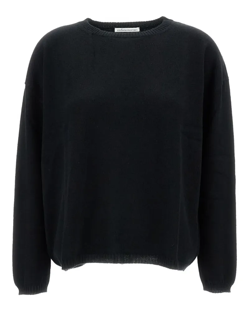 Stefano Mortari Pullover mit Rundhalsausschnitt - Blau Blau