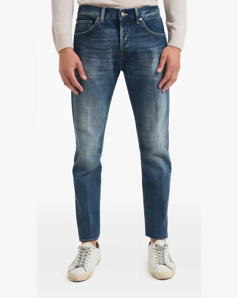 Dondup Jeans mit Logo-Print - Blau Blau