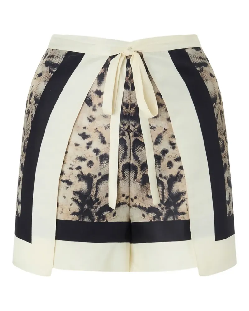 Pinko Kaftan mit Animal-Print - Nude Nude