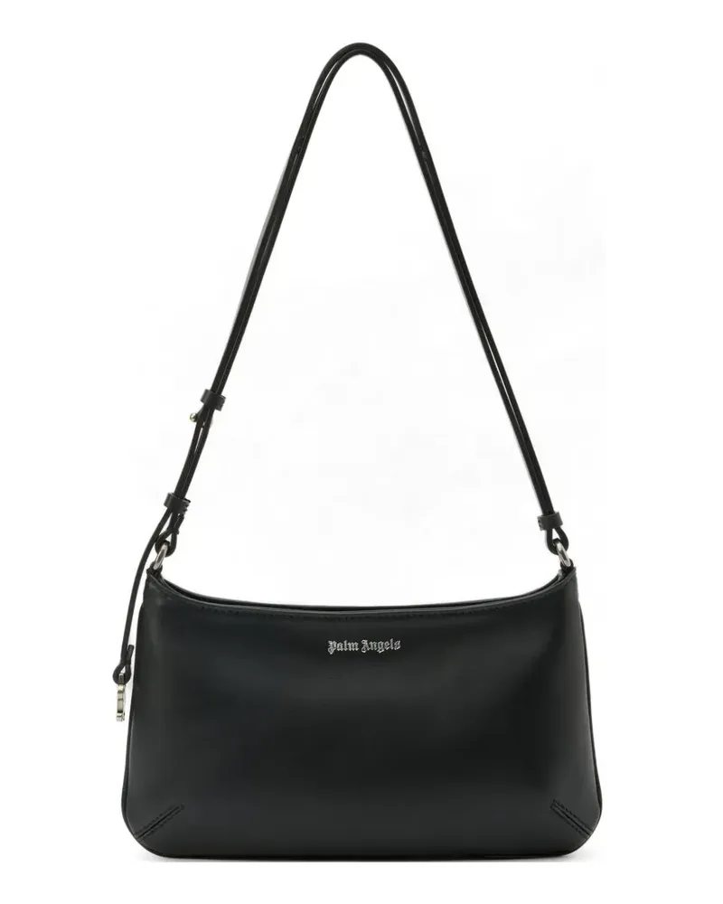 Palm Angels Giorgina Schultertasche mit Logo - Schwarz Schwarz