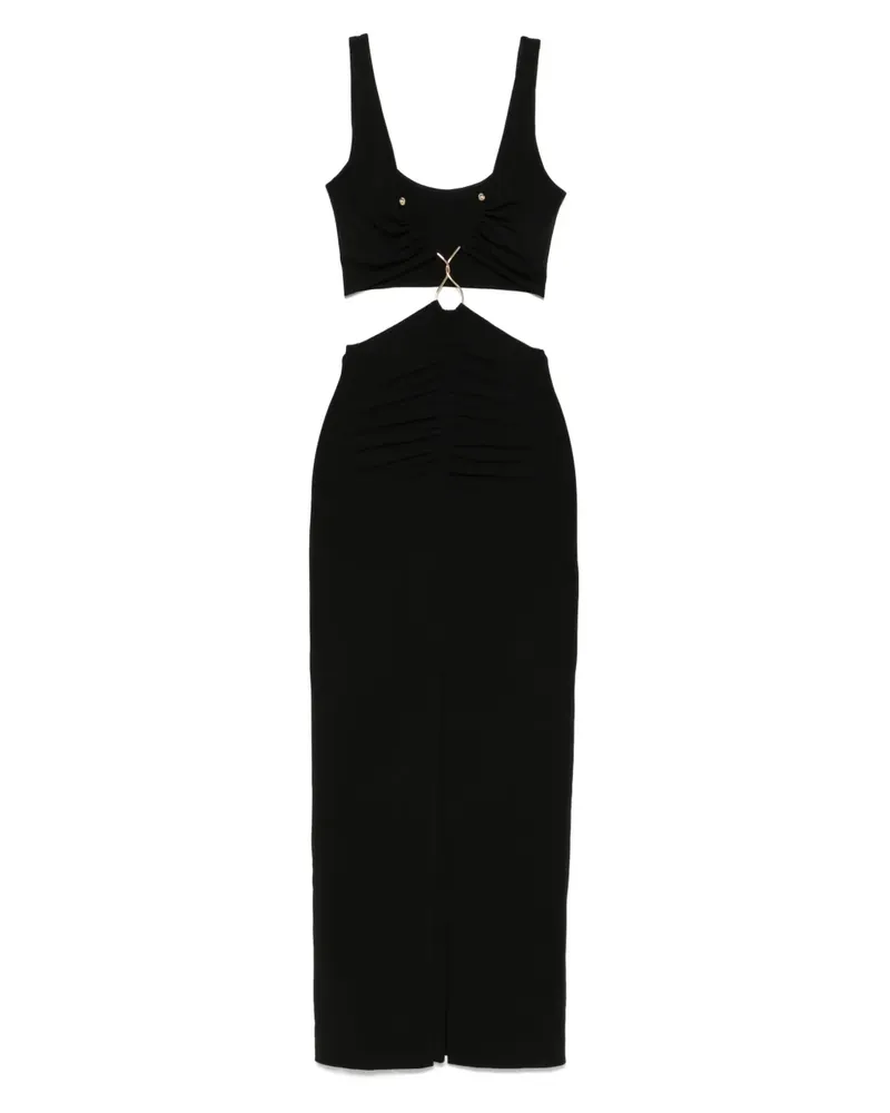 NISSA Maxikleid mit Cut-Out - Schwarz Schwarz