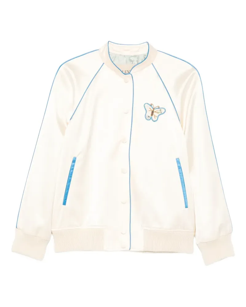 Valentino Garavani Bomberjacke mit Schmetterlingsmotiv - Nude Nude