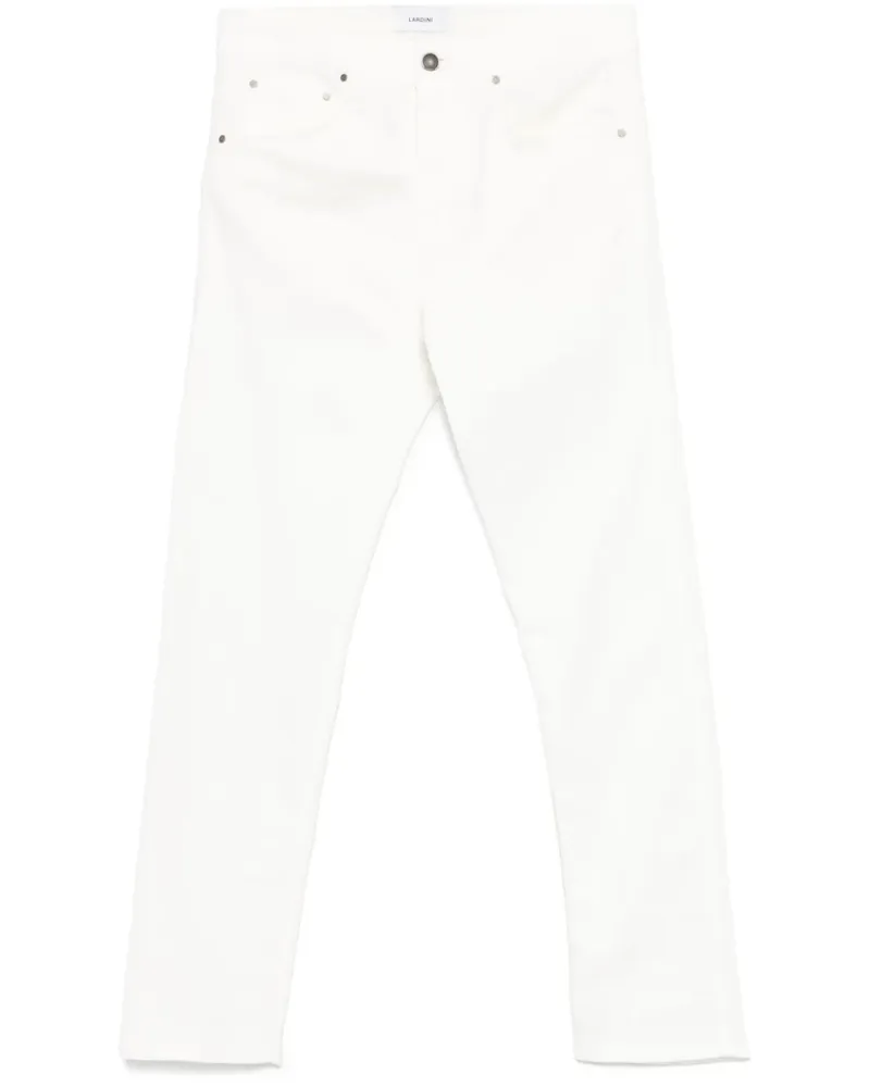 LARDINI Jeans mit geprägten Knöpfen - Weiß Weiß