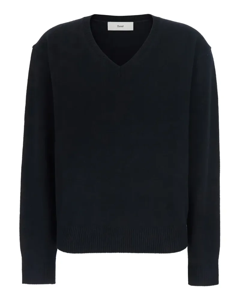 Dunst Pullover mit V-Ausschnitt - Blau Blau