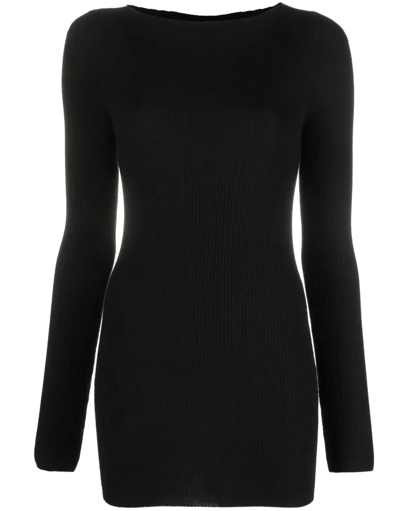 Rick Owens Oberteil mit Cut-Out - Schwarz Schwarz