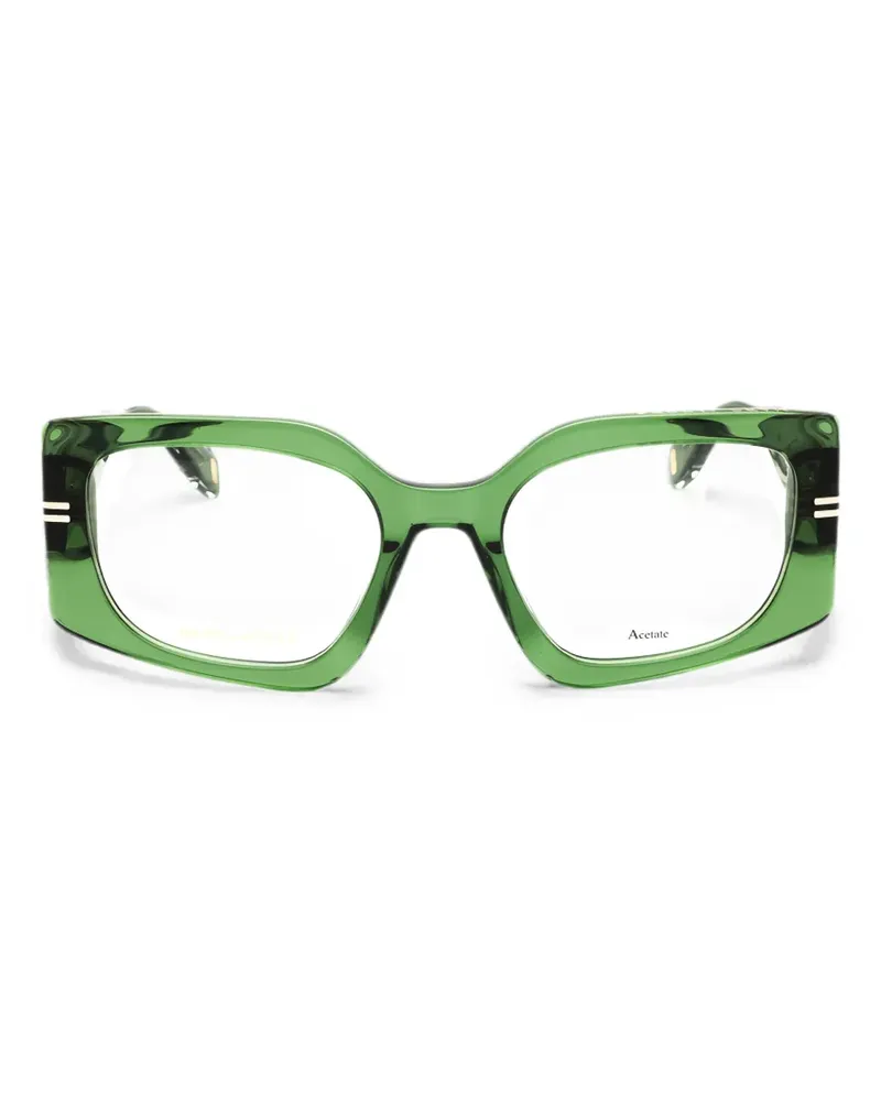 Marc Jacobs rectangle-frame glasses - Grün Grün