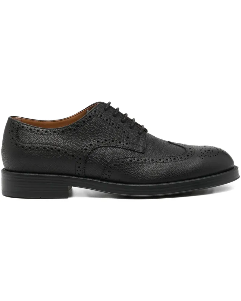TOD'S Derby-Schuhe aus Leder - Schwarz Schwarz
