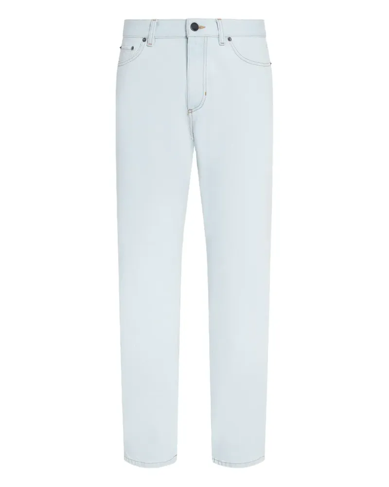 Ermenegildo Zegna Roccia Jeans mit Bleach-Effekt - Blau Blau