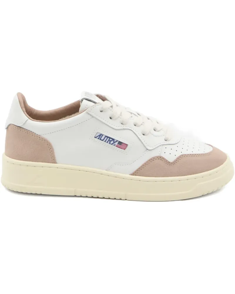 AUTRY Medalist suede-panel low-top sneakers - Weiß Weiß