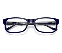Rechteckige Brille - Blau