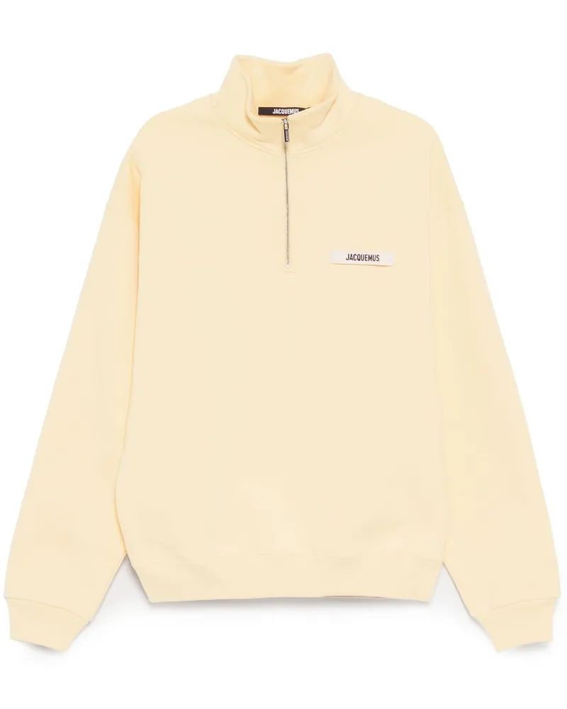 Jacquemus Sweatshirt mit Logo - Gelb Gelb