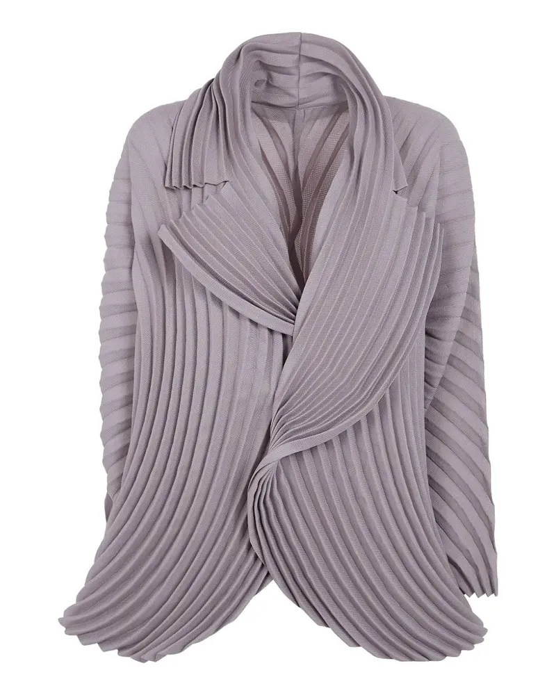 Issey Miyake Circle pleated jacket - Nude Nude