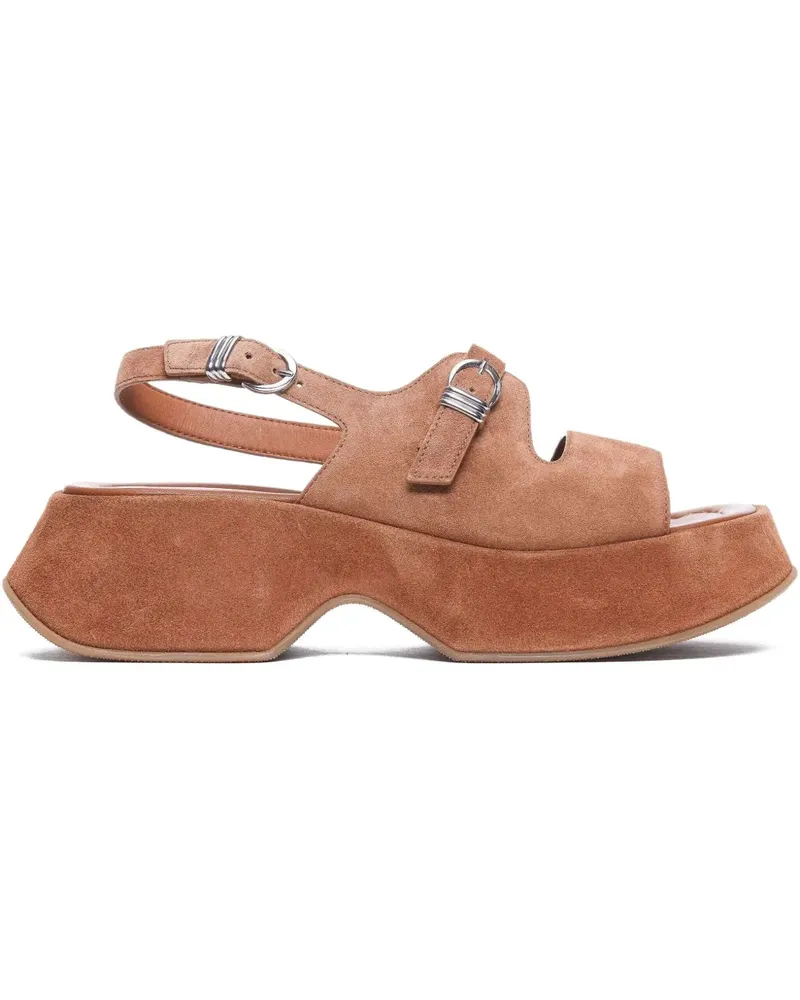 Vic Matié Sandalen mit Plateau 60mm - Braun Braun