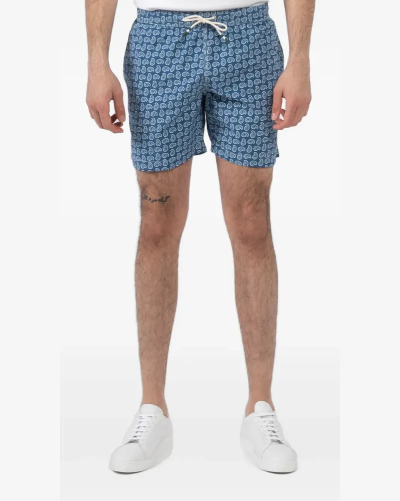 Hartford Shorts mit Paisley-Print - Blau Blau
