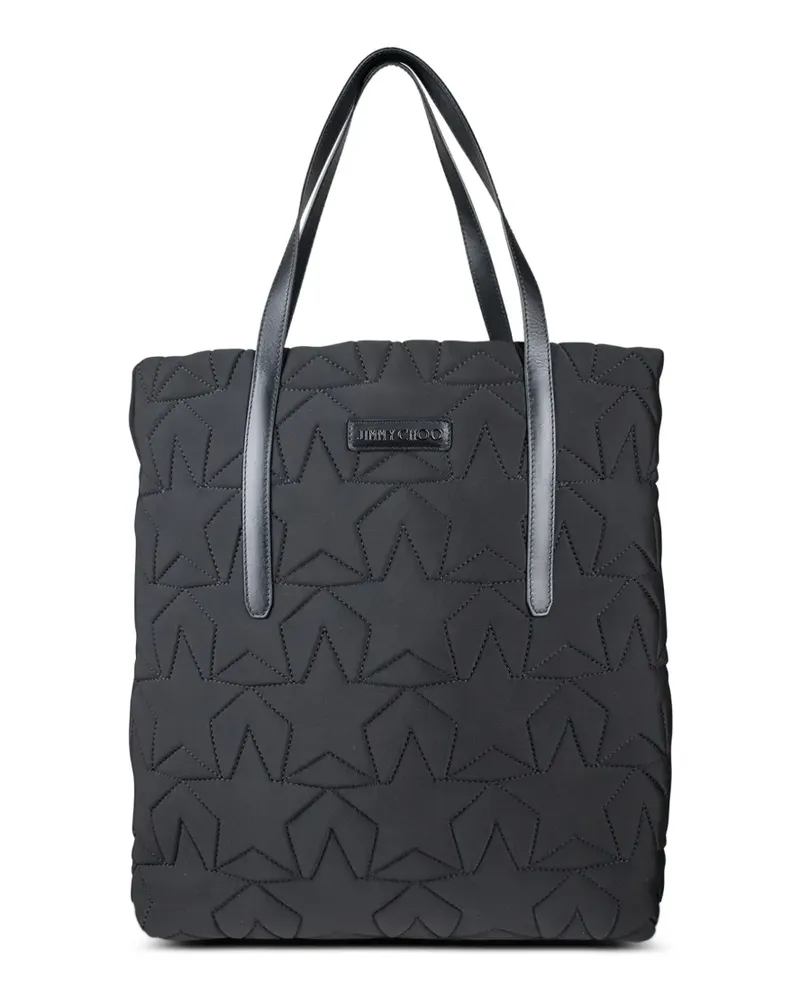 Jimmy Choo Tote Bag aus Leder mit Sternform - Schwarz Schwarz