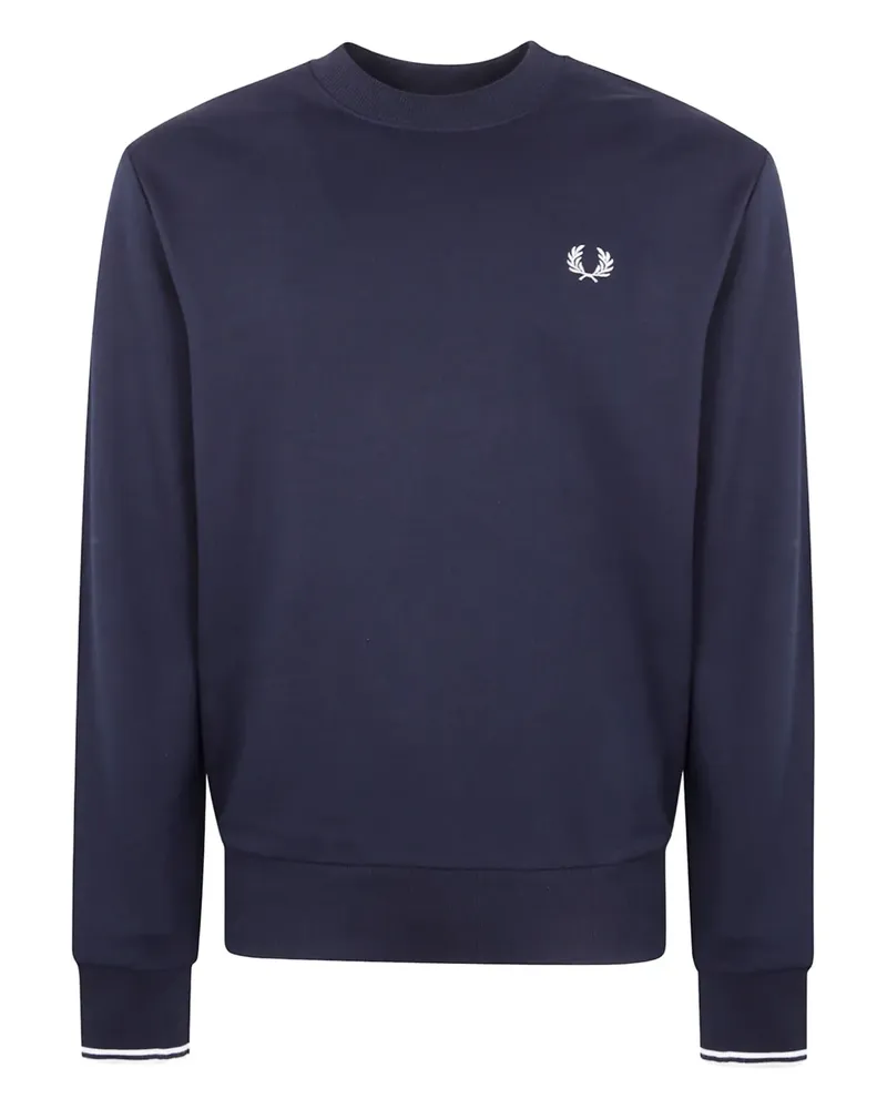 Fred Perry Sweatshirt mit Lorbeerkranz-Stickerei - Blau Blau