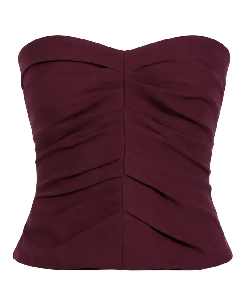 The Sei pleated strapless bustier - Violett Violett