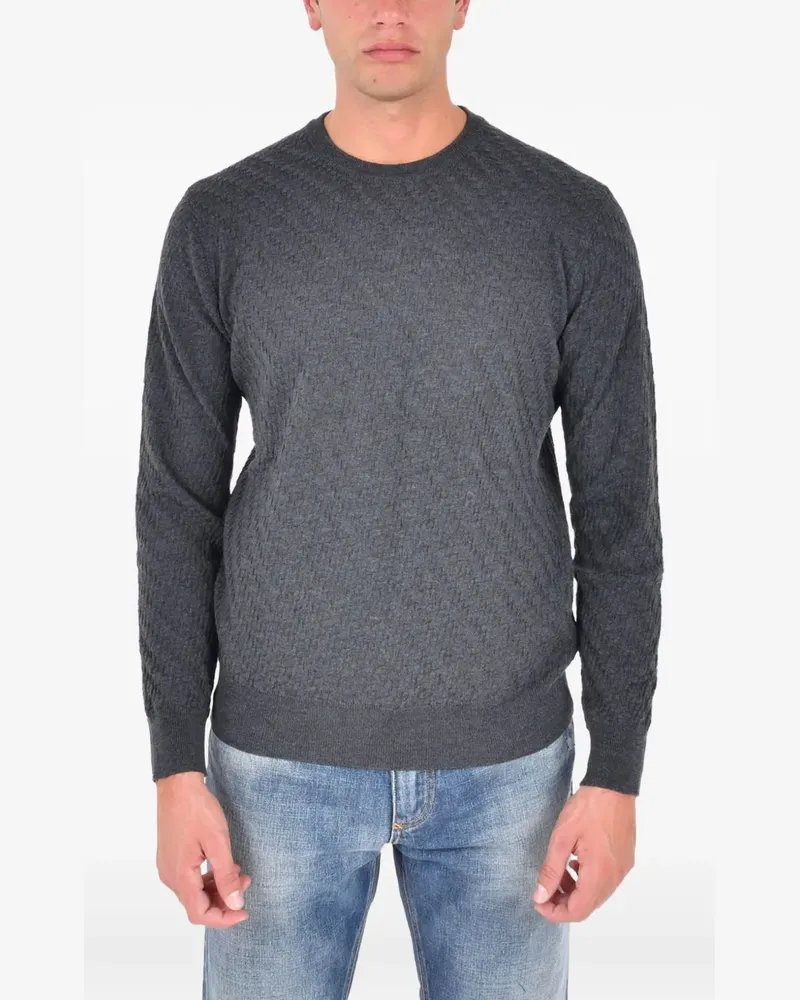 Low Brand Oberteil mit Rundhalsausschnitt - Grau Grau