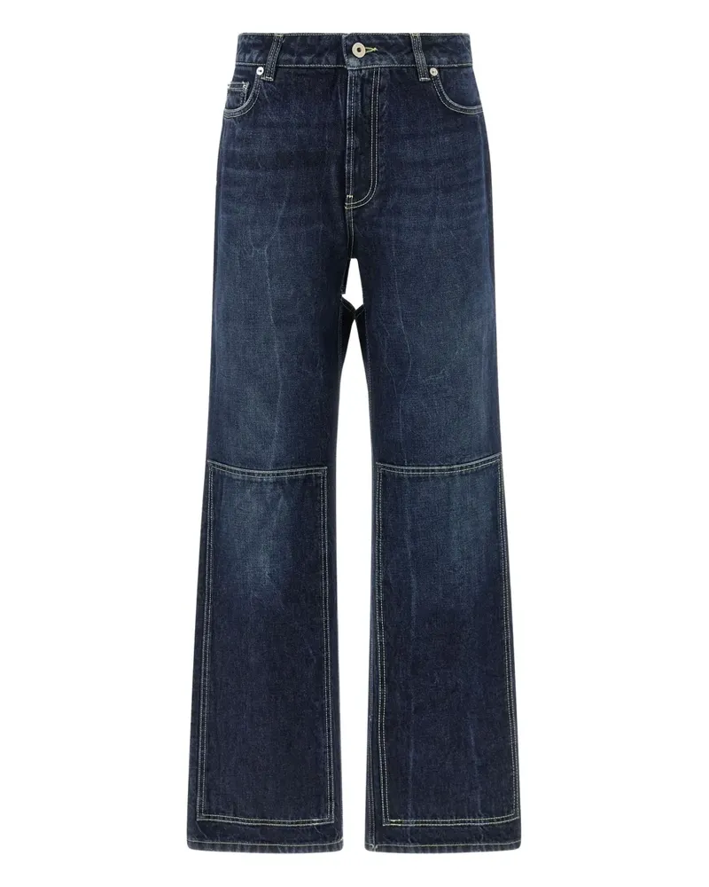 Jean Paul Gaultier Weite The Blue Jeans mit Cut-Out - Blau Blau