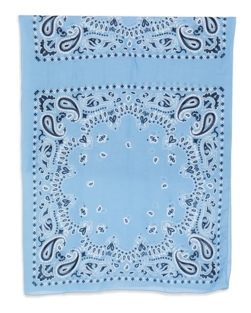Destin paisley scarf - Blau Blau