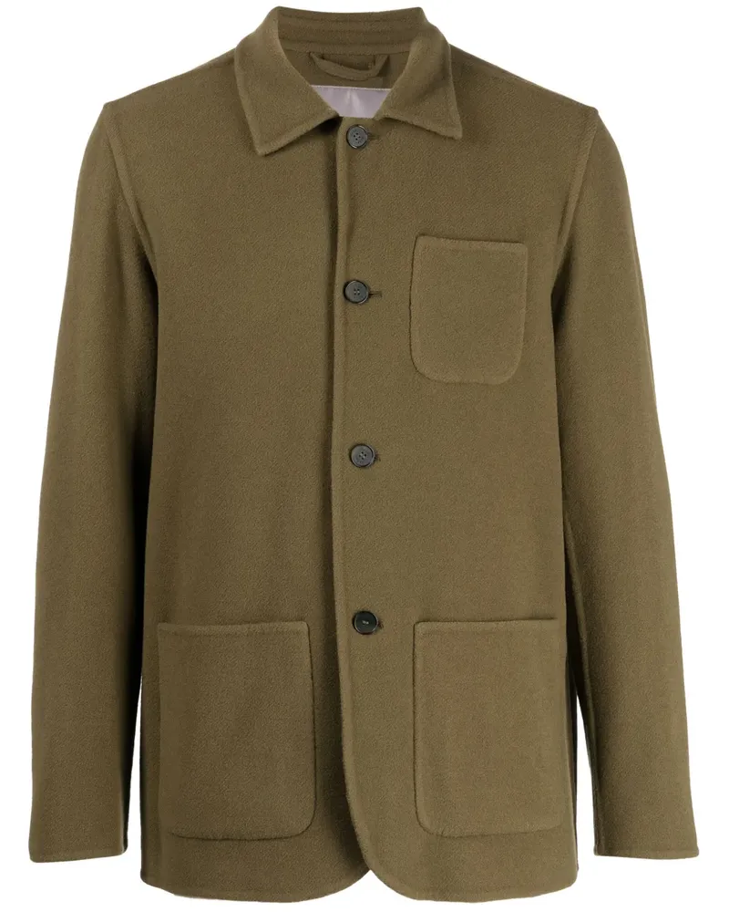 Herno Geknöpfter Cardigan - Braun Braun
