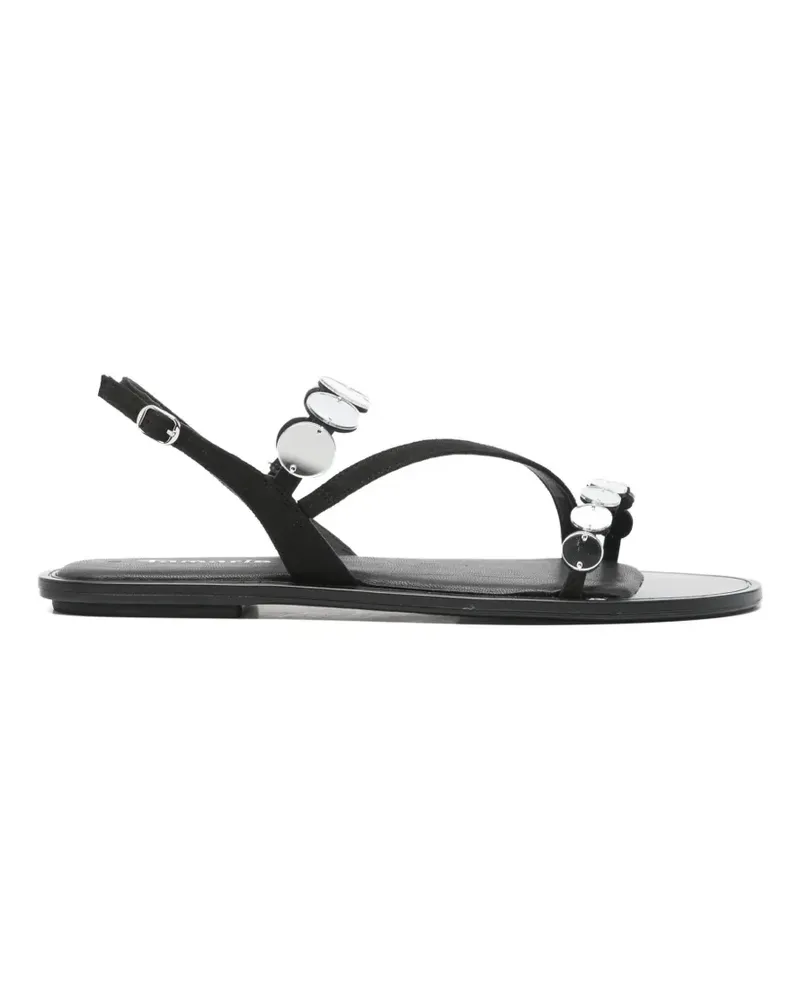 Tamaris Verzierte Sandalen - Schwarz Schwarz