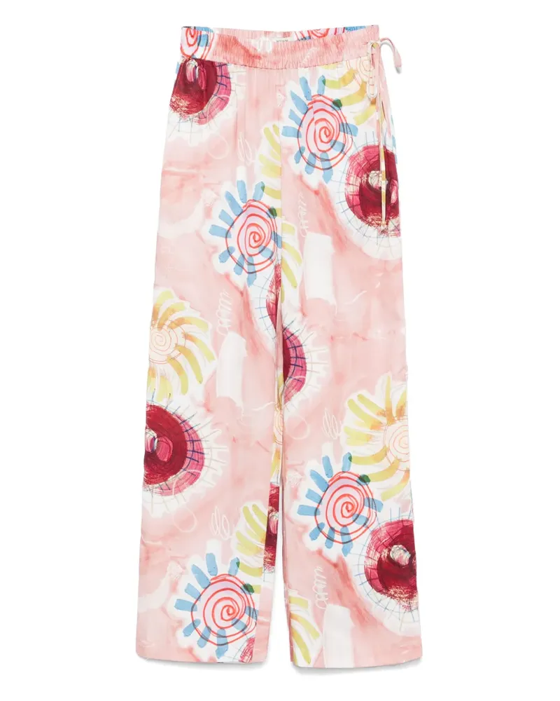 Scotch&Soda Hose mit grafischem Print - Rosa Rosa