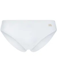 Dolce & Gabbana Bikinihöschen mit Logo Weiß