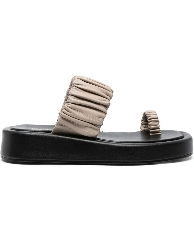 Elleme Sandalen mit Plateau - Nude Nude