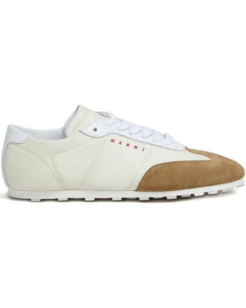 Marni Sneakers mit Wildledereinsätzen - Weiß Weiß