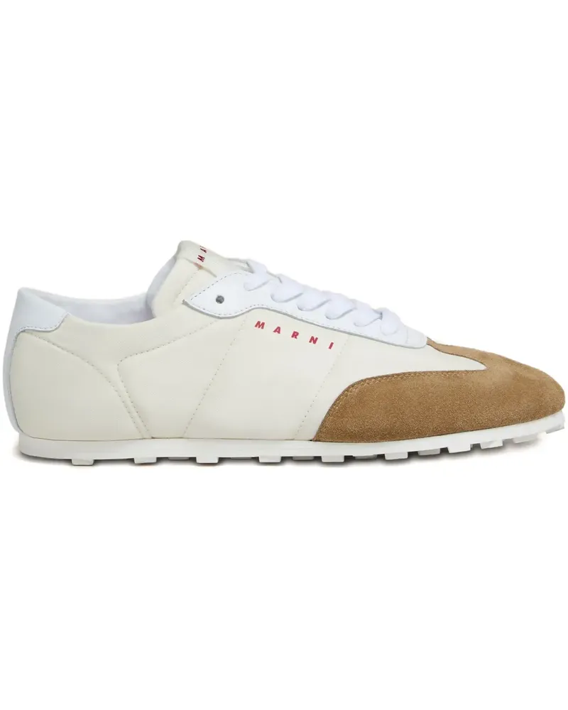 Marni Sneakers mit Wildledereinsätzen - Weiß Weiß