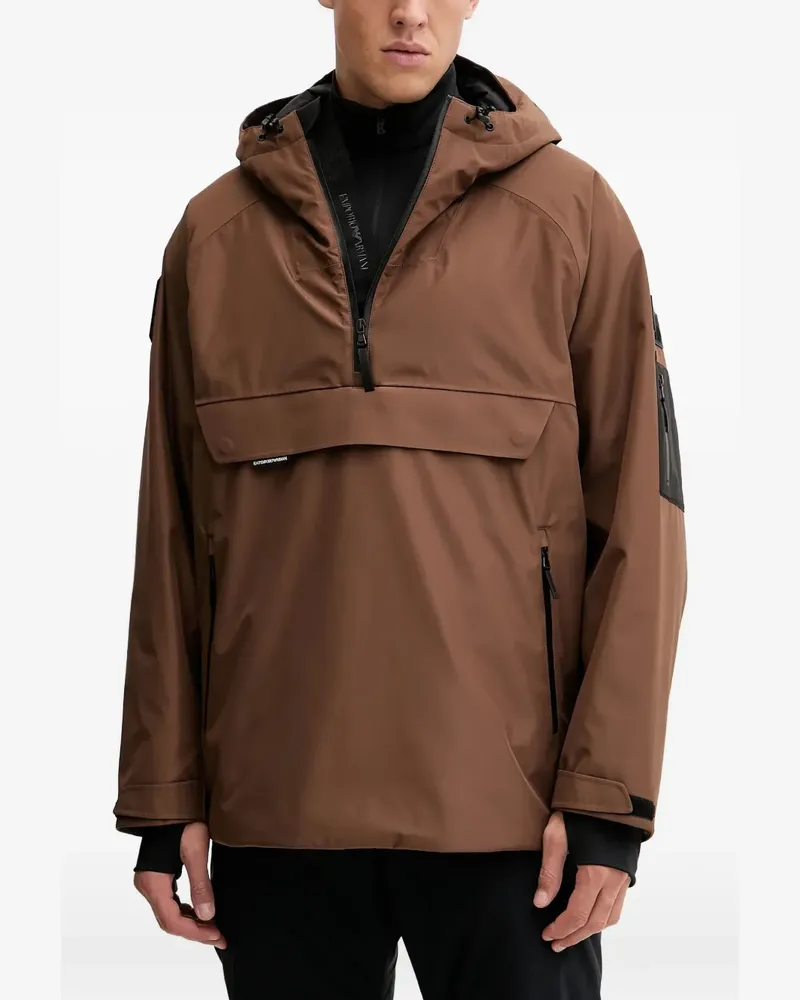 EA7 hooded ski jacket - Braun Braun