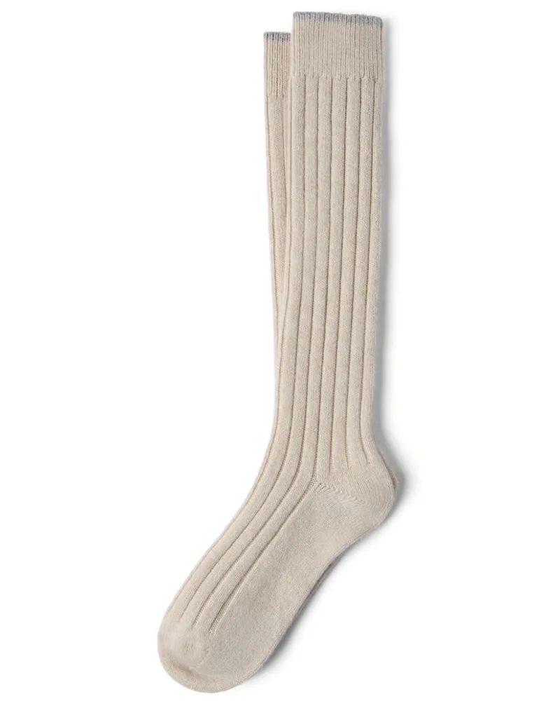 Brunello Cucinelli Socken aus Kaschmir - Nude Nude