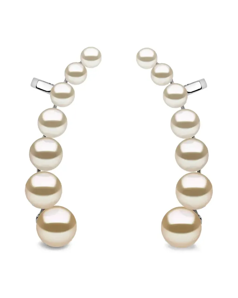 YOKO London Glitz pearl earrings - Silber Silber