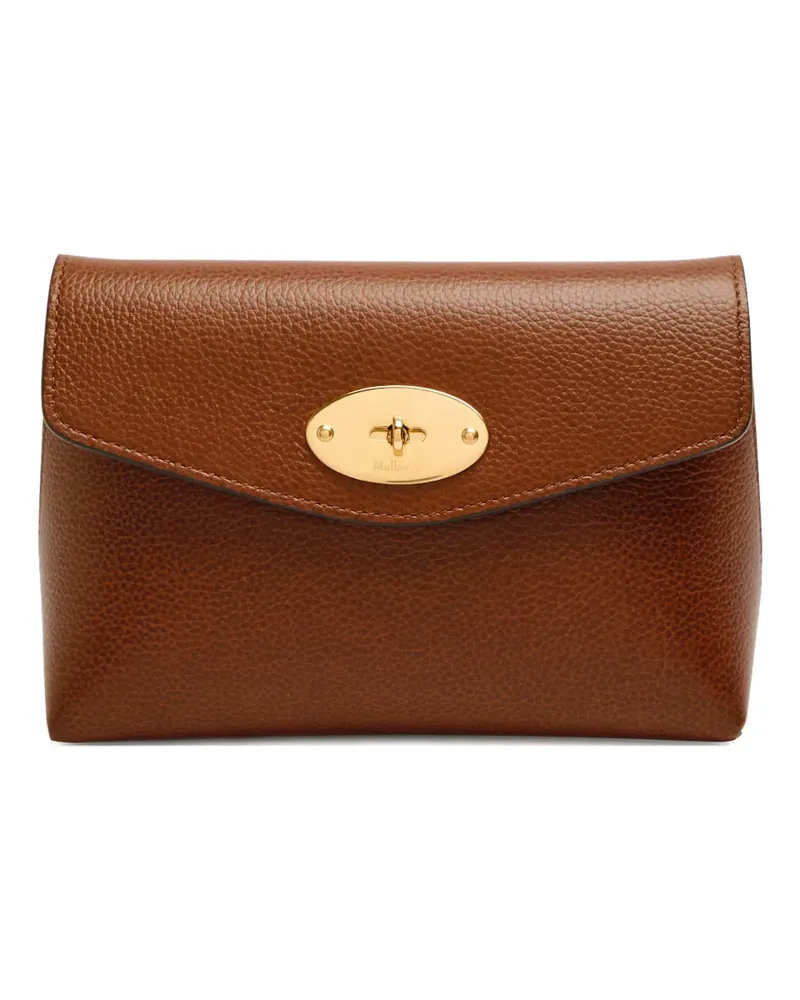 Mulberry Darley textured turn-lock pouch - Braun Braun