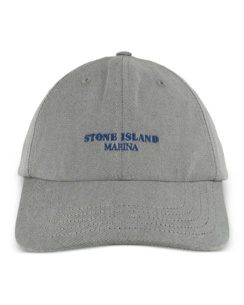 Stone Island Baseballkappe mit Logo - Grau Grau