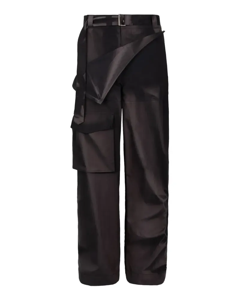 JiyongKim quilted trousers - Schwarz Schwarz